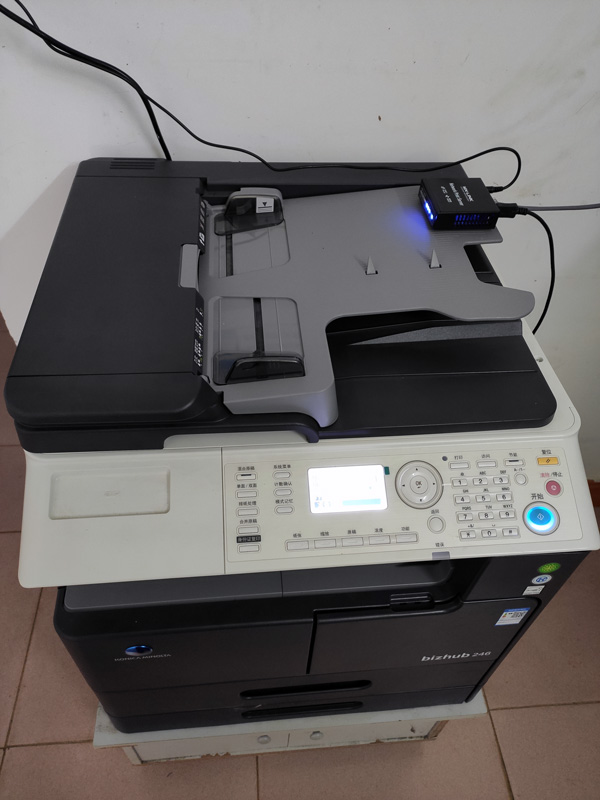 阉割的Konica Minolta bizhub 246通过MX-link打印共享服务器实现网络打印第2张-来时的路